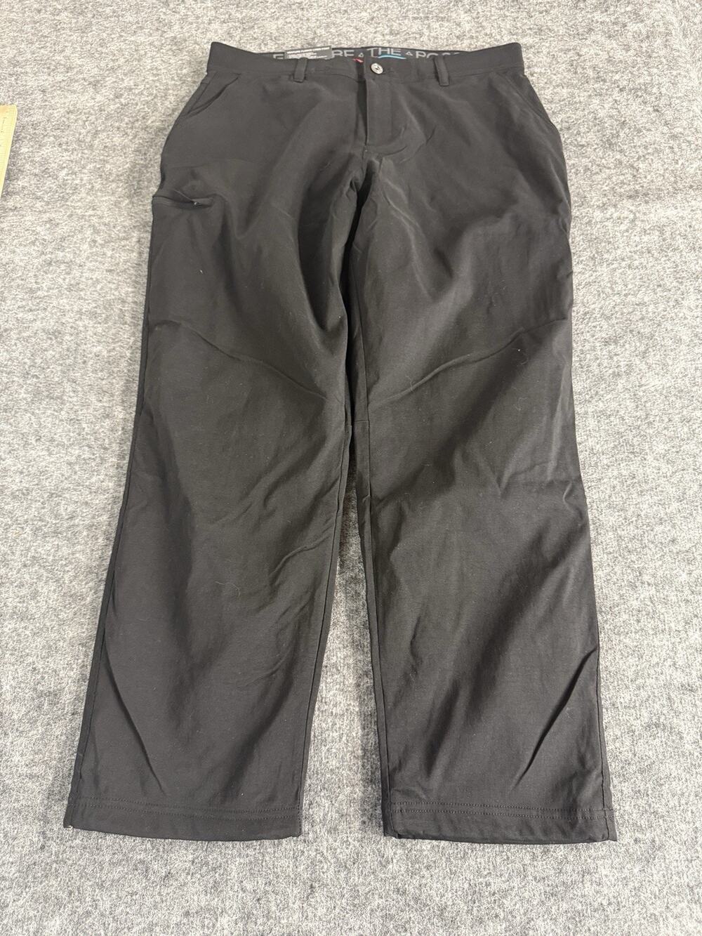 Gerry Pants Mens 36x30 Venture Fleece Lined Black Stretch Chino Winter N237